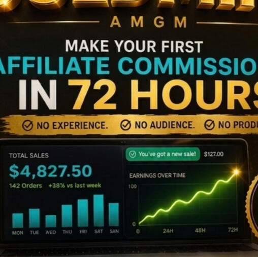 Make your first affiliate commission in 72 hours